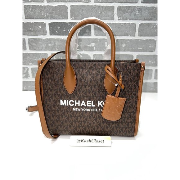 Michael Kors Handbags - Michael Kors Mirella Handbag Purse Small Shopper Top Zip Crossbody